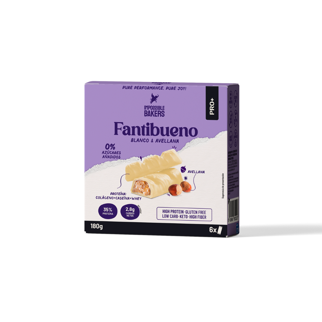 caja de nuestro Kinderbueno saludable de chocolate blanco y avellana