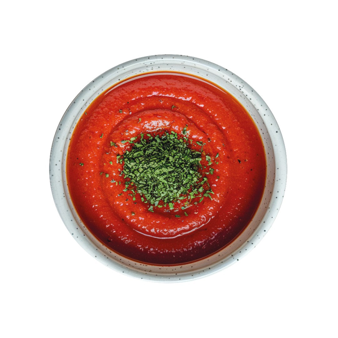 Salsa de tomate proteica con orégano