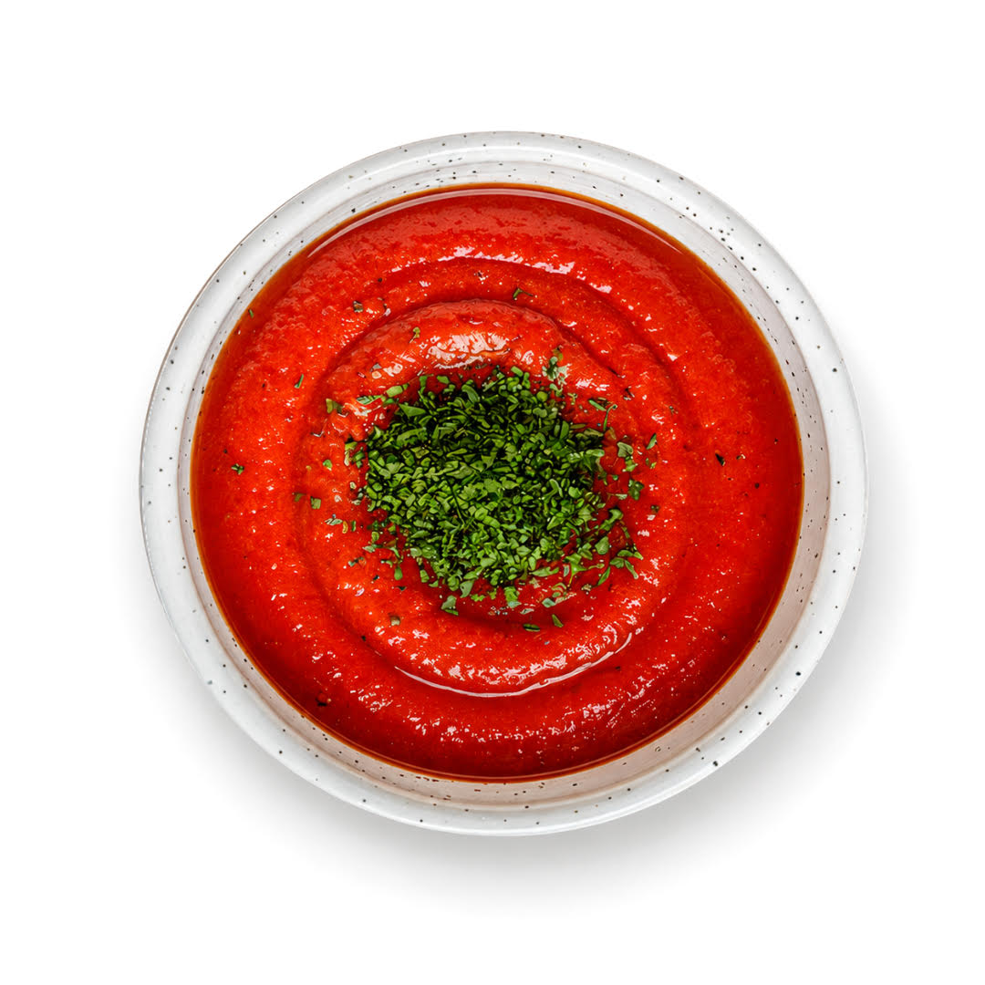 Salsa de tomate proteica con orégano